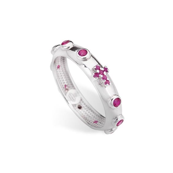 Anello Amen Rosari in Argento Cubic Zirconia AROBR-12 - AROBR-12